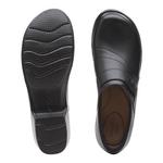 Женские кожаные слипоны Clarks Angie Pearl, черный - фото 4