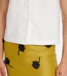 Хлопковая рубашка с логотипом Shushu/Tong, White - фото 5