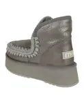 Мини-Ботинки на платформе "Эскимос" Mou, серый - фото 3