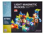 Luminous Magnetic Blocks, Трек для шариков, 75 элементов, Трек для шариков Inna marka - фото 3