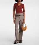 Арке сумка через плечо из замши Prada, коричневый - фото 5