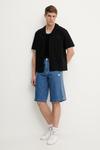 Джинсовые шорты Firebird Adidas Originals, синий - фото 2