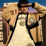 X POP MART Вязаный свитер Unisex Champion, Хаки - фото 6