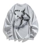 Футболка унисекс FAVEPOP, черная [Улучшенный принт бабочки] - фото 7