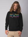 Толстовка wat? Apparel Sweatshirt Retro Joystick, черный - фото