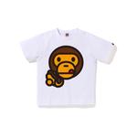 Детская футболка A BATHING APE, белая WHX - фото 4