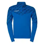 Толстовка Uhlsport Progressive 28 half zip, синий - фото