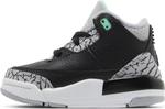 Кроссовки Air Jordan 3 Retro TD 'Green Glow', черный - фото 3