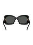 Солнцезащитные очки с декором Medusa Versace Eyewear, черный - фото 4