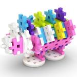 СТРОИТЕЛЬНЫЕ БЛОКИ Вафли MELI Basic Constructor Pink Travel Box 500 - фото 8