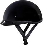 Полушлем мотоциклетный Fulmer Powersports Phantom Low Profile, черный - фото