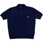 Мужская поло VERSACE, синий - фото