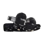 Кроссовки Wmns Oh Yeah Slide 'Black White Spots', черный - фото