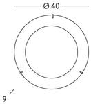 Потолочный светильник Kolarz Moon, матовая латунь - фото 2