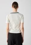 Поло Anna Field Polo shirt, Egret/Black/Off-White - фото 3