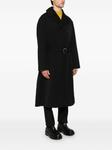 Jil Sander пальто с поясом, черный - фото 3