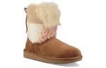 Угги (WMNS) UGG Classic Short Patchwork Fluff - фото 4