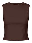 Топ PIECES, темно-коричневый - фото