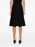 Юбка миди А-силуэта Lanvin, черный - фото 4