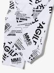 MM6 Maison Margiela Kids шорты с принтом Fragile, белый - фото 6