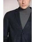 Темно-Синий шерстяной мужской пиджак Mason'S, синий - фото 2