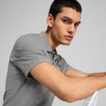 Мужская рубашка-поло из пике Puma Essentials, серый - фото 2