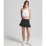 Юбка мини Superdry Vintage Cord Pleat, черный - фото 4