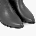 MissHeel Ботинки Embroidered Cowboy Booties Block Chunky Heel 5CM - фото 4