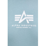 Хлопковая футболка Alpha Industries, синий - фото 6