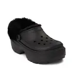 Сабо на платформе с подкладкой Crocs Stomp, черный - фото 6