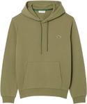 Lacoste мужская худи из неворсового флиса, Khaki - фото 5