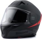 Шлем Blauer naca nf01a, Black Matt/Red - фото