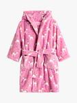 Детский халат с принтом единорога JoJo Maman Bébé, Pink - фото