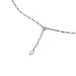 ANTA Copper Alloy Necklaces Unisex Bright Silver - фото 6