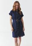 Платье-рубашка TATUUM, темно-синий - фото