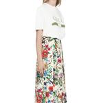 Футболка из хлопка с логотипом GUCCI, белый - фото 10