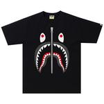 Футболка BAPE Line 1st Camo Shark, Черный/Черный - фото