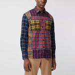 Рубашка мужская темно-синяя Burberry, синий - фото 3