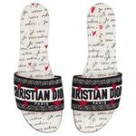 Шлепанцы женские Dior, черный - фото 4