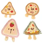 Пищащая плюшевая подвеска пицца высота 11см KEBO - фото 9