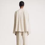 Рубашка Monogram Flannel Pajama Top TOTEME, бежевый - фото 6