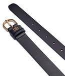 Ремень женский Tommy Hilfiger кожаный с логотипом, синий - фото 2