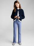 Детские расклешенные джинсы Mango, Medium Blue - фото 2