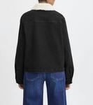 Куртка Ihjeananne черного цвета с эффектом потертости ICHI - фото 2