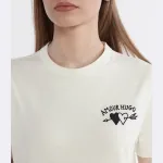 Футболка Damacia стандартного кроя Hugo, экрю - фото 3