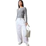 CALVIN KLEIN Вязаный свитер Women's PN6-Cloud Trail Gray, PN6-Cloud Trace Gray - фото 7