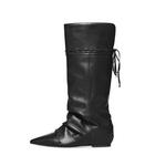CAOT Ботинки Knee high женские Khaki, Ebony Brown, Black - фото 4