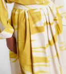 Юбка миди из хлопка с принтом Dries Van Noten, Lime - фото 4