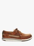 Кожаные лодочные туфли Triton Sebago, Cognac Brown - фото