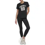 Футболка с коротким рукавом DKNY Arched 89 Distressed Rhinestone Logo, черный - фото 5